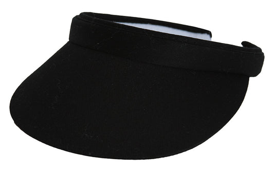 Top Headwear Mens Womens Sun Protection Sports Cotton Twill Clip On Golf Tennis Visor